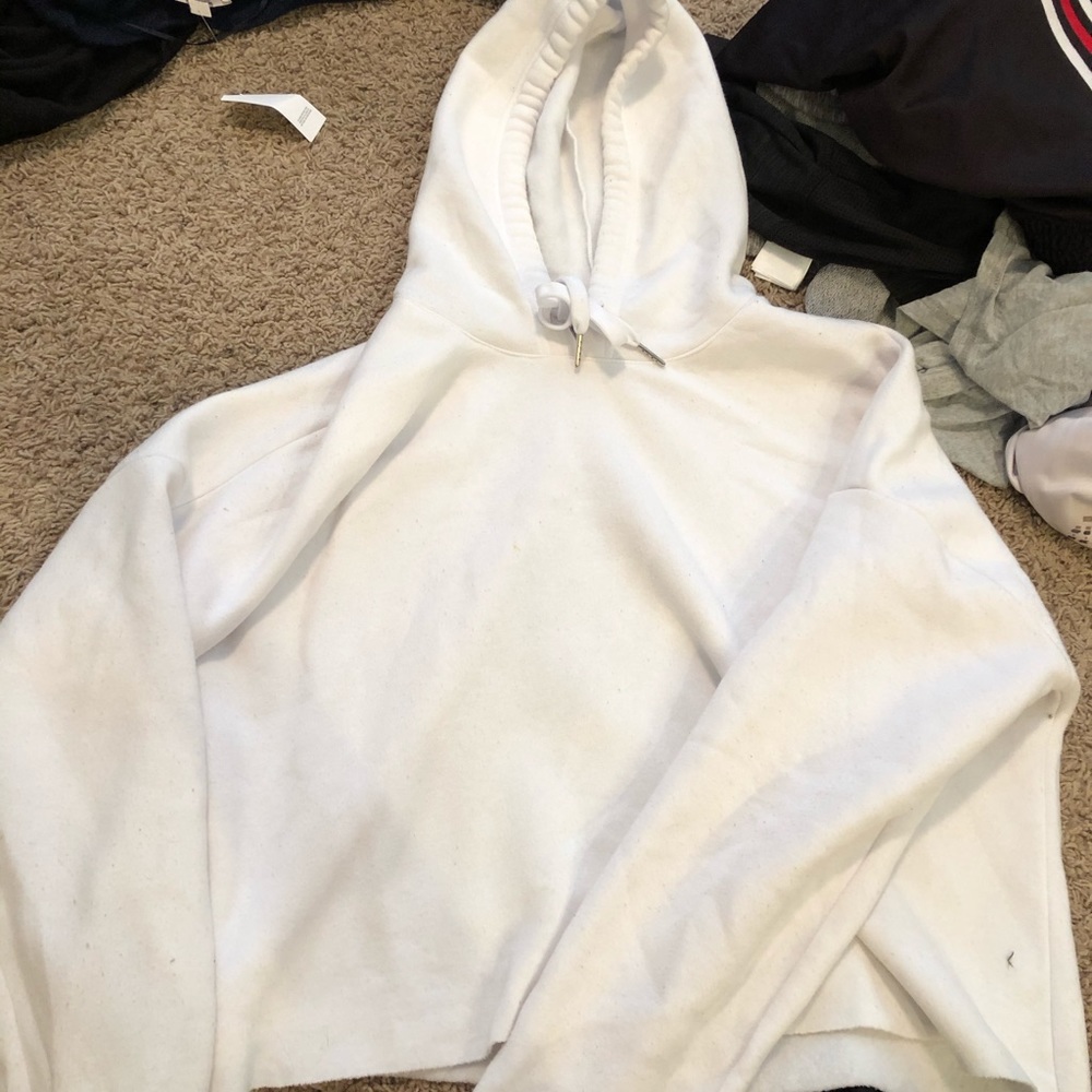 Cropped hoodie- small stain